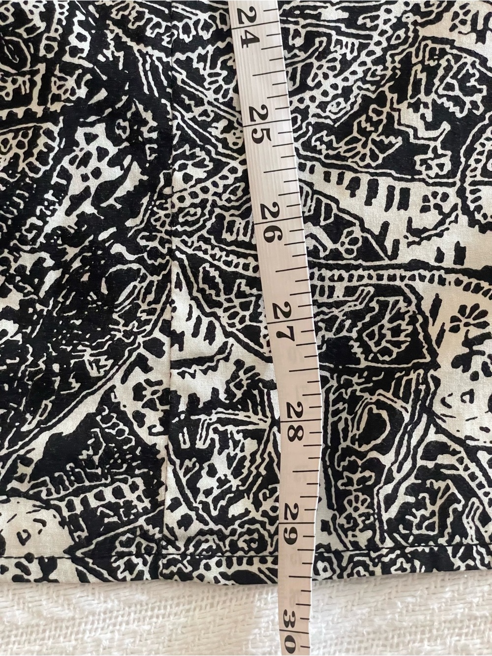 Alfani Women's Black & White Button-Up Blouse, 24W - Picture 6 of 6